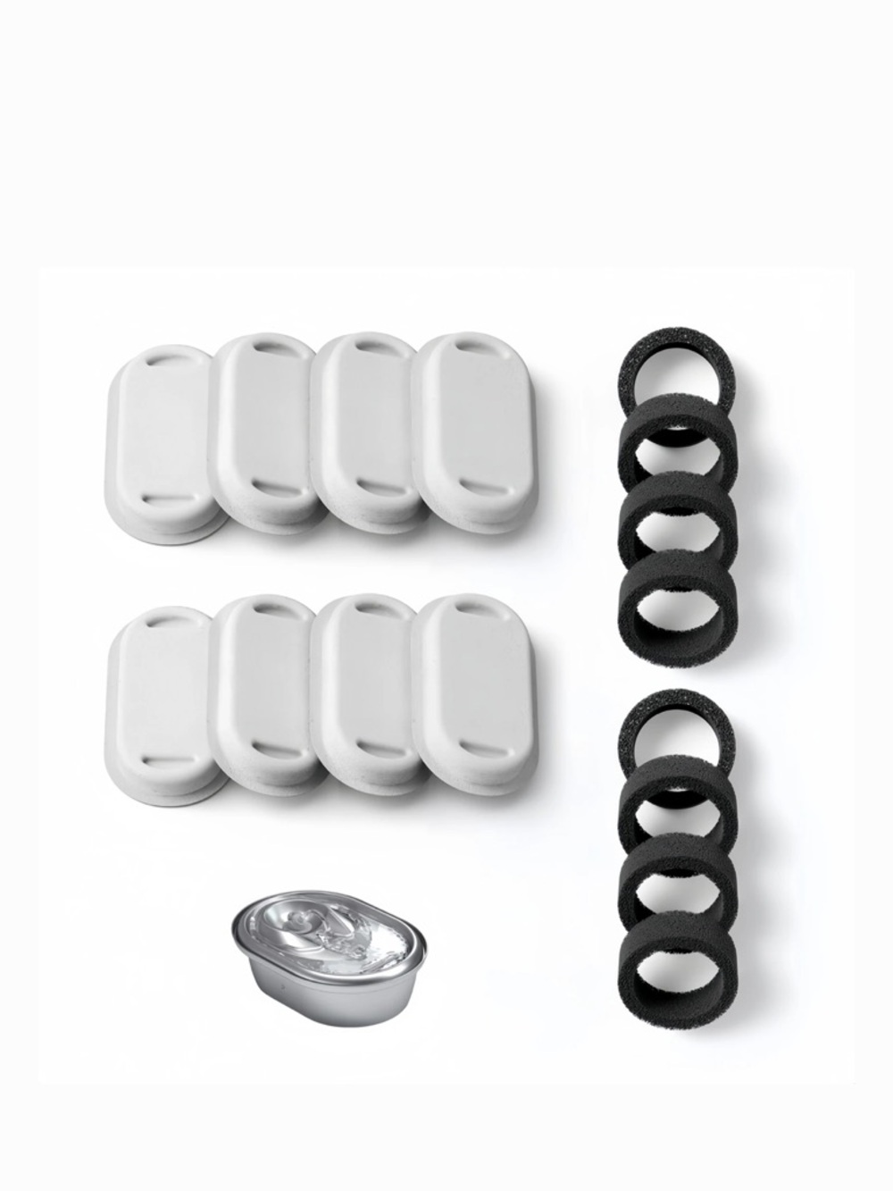 Petlibro Stainless Steel Dog & Cat Water Fountain Replacement Filters, 8 count